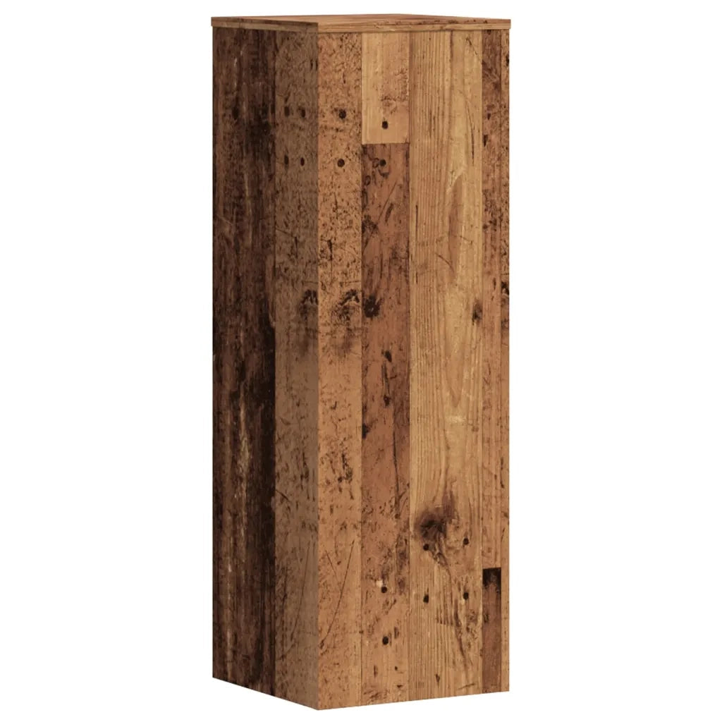 Supporti per Piante 2 pz Legno Vecchio 33x33x100 cm Multistrato 3307889