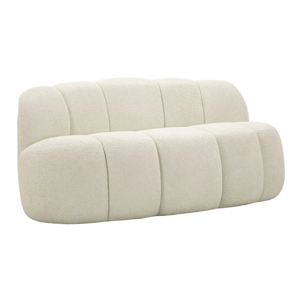 Divano VKH1060, Bianco, Spugna, 145x80x69 cm