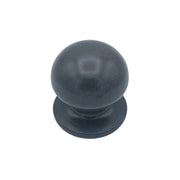 Pomolo fisso per porta SAGUATTI 869/70YAB in alluminio grigio opaco