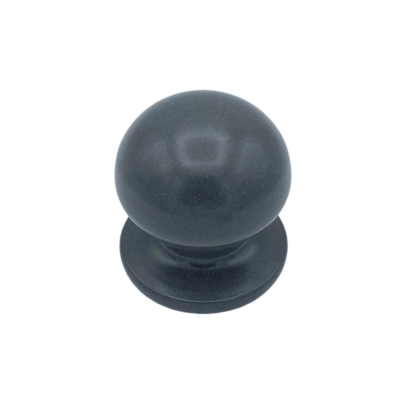 Pomolo fisso per porta SAGUATTI 869/70YAB in alluminio grigio opaco