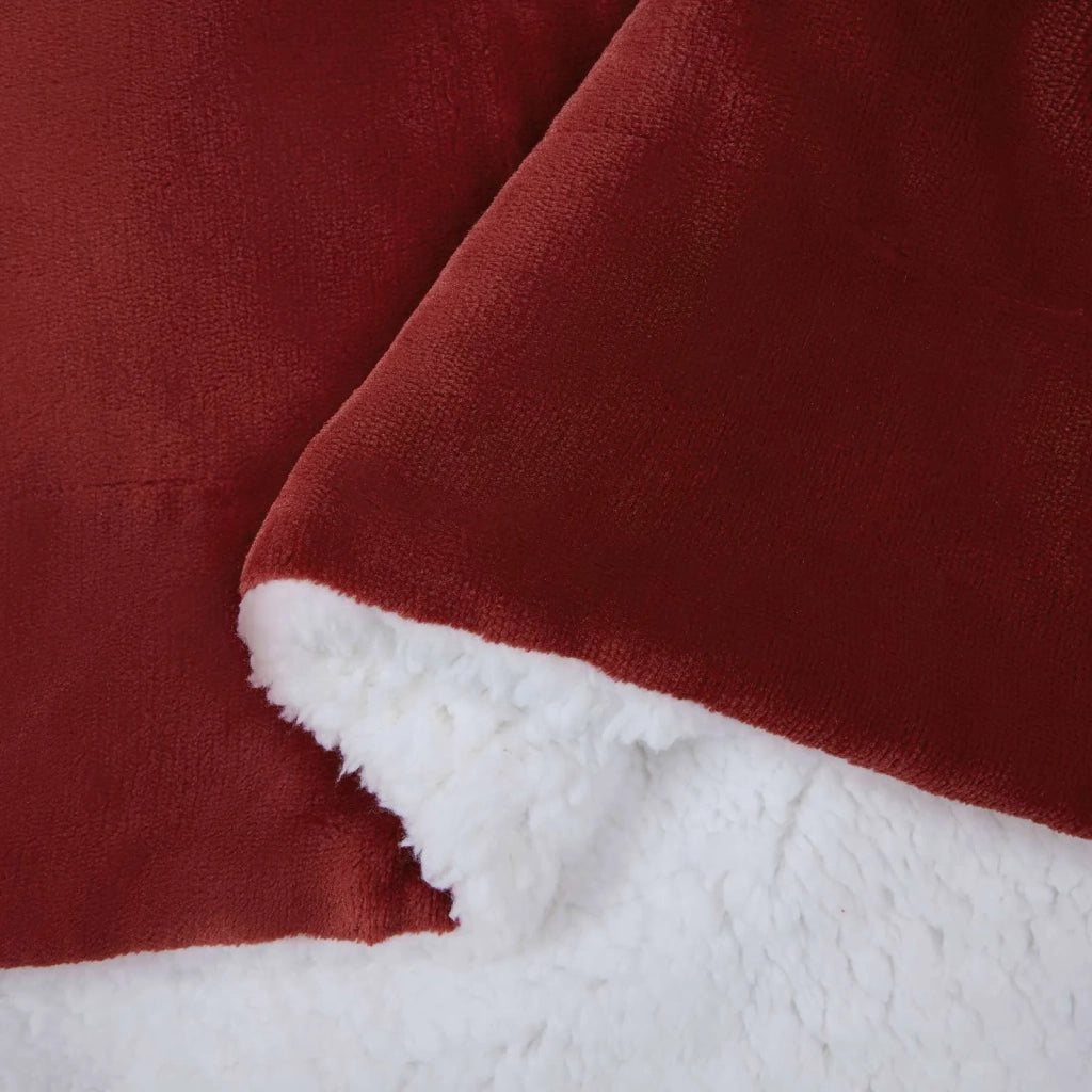 Coperta Rosso Bordeaux 130 x 150 cm Panno