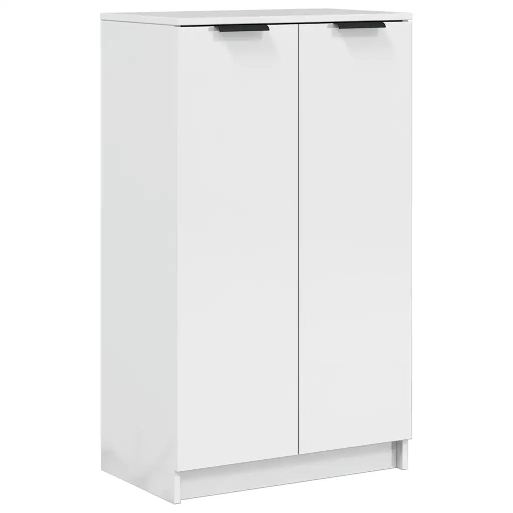 Scarpiera Bianco Lucido 59x35x100 cm in Legno Multistrato cod mxl 77882
