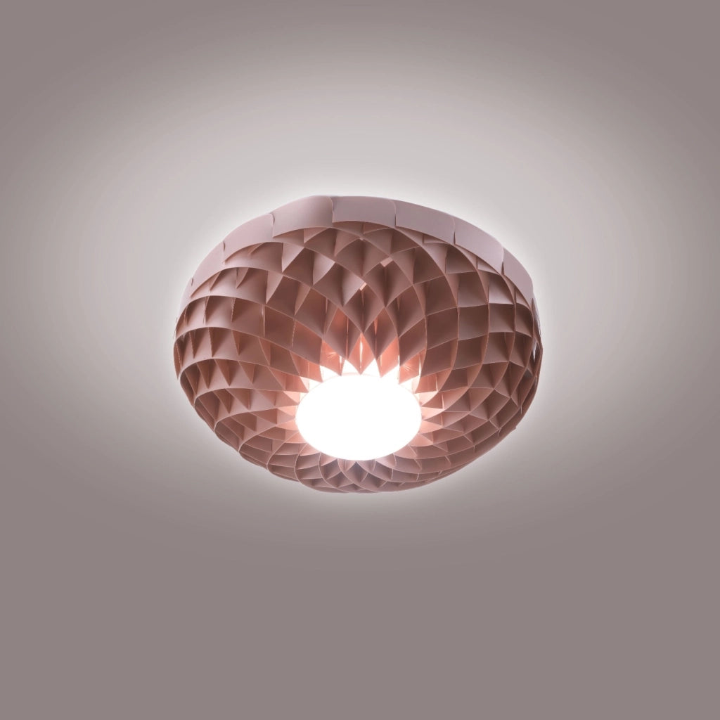 Applique Moderna Dalia Polilux ® Pink Metal 3 Luci Gx53