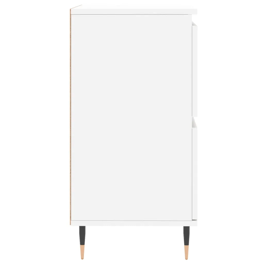 Credenze 2 pz Bianche in Legno Multistrato 3190165