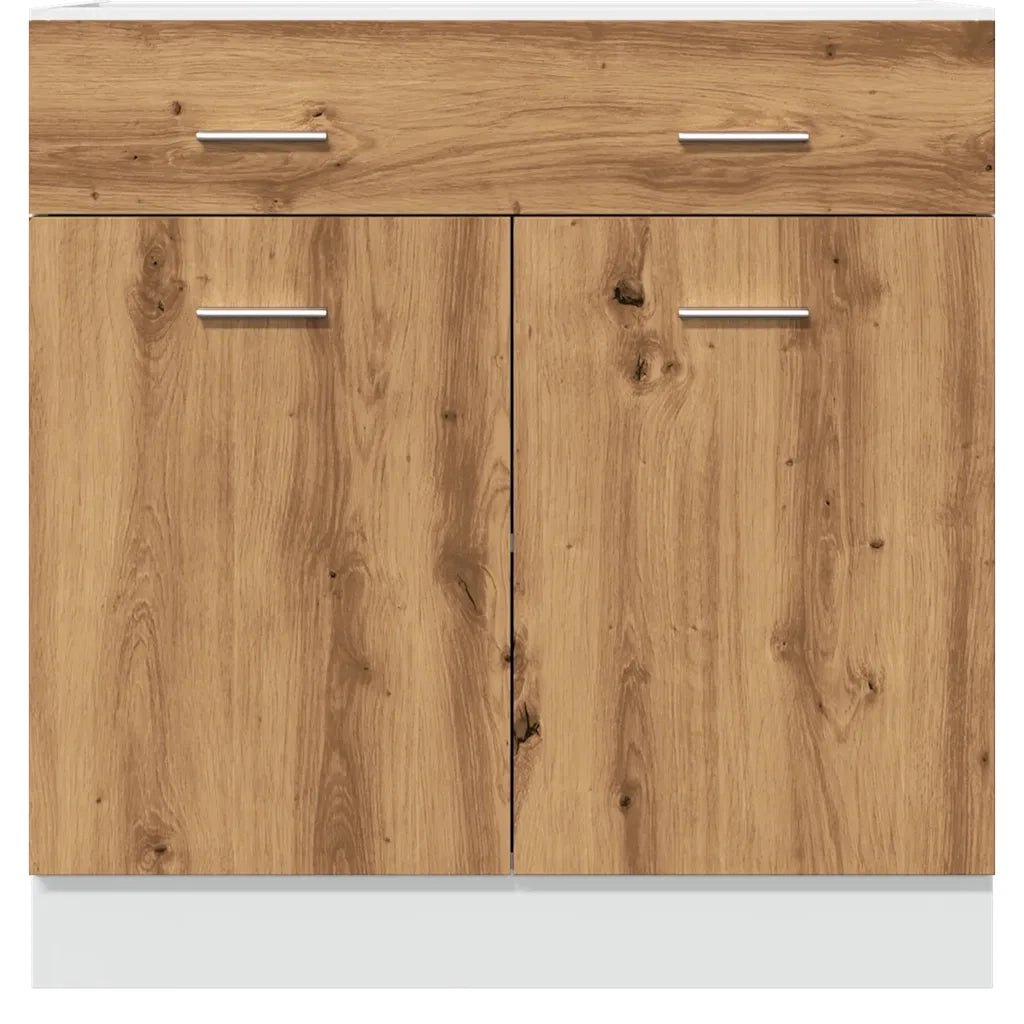 Cassettiera “Lyon” Rovere Artigianale 80x46x81,5 cm 856093