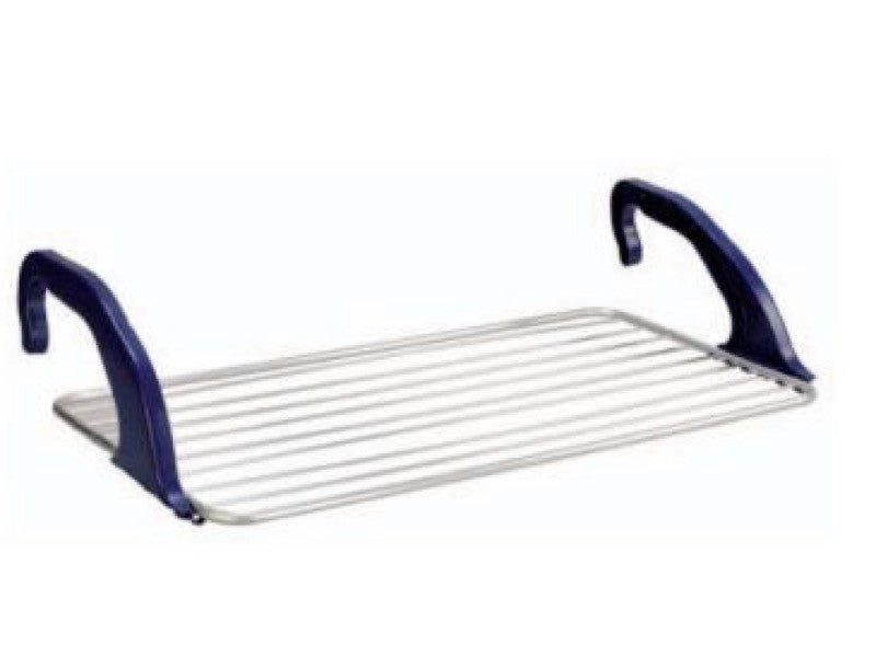 STENDIBIANCHERIA DA BALCONE IN ALLUMINO CM. 110X56H