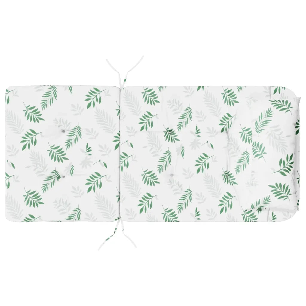 Cuscini Sedia Adirondack 2 pz Motivo a Foglie in Tessuto Oxford 361848