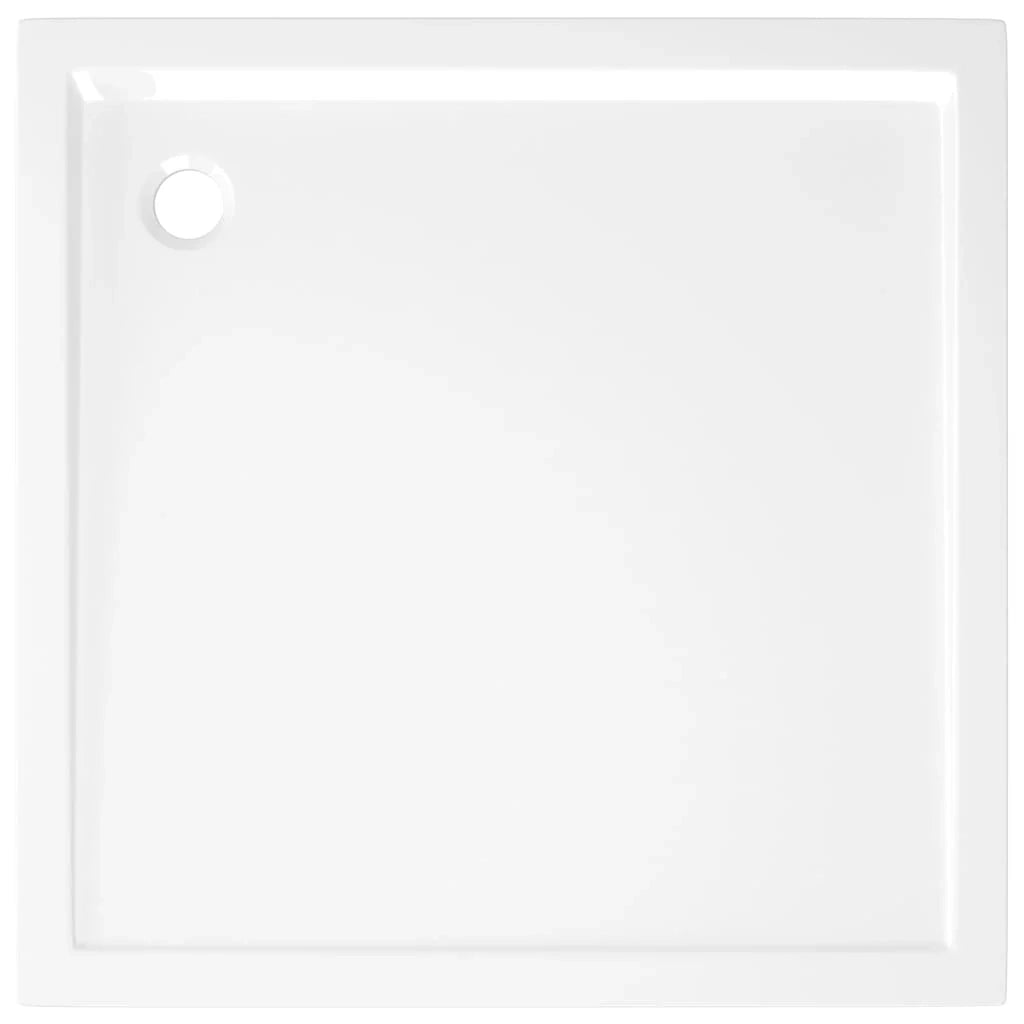 Piatto doccia quadrato in ABS bianco 80 x 80 cm 02_0001951