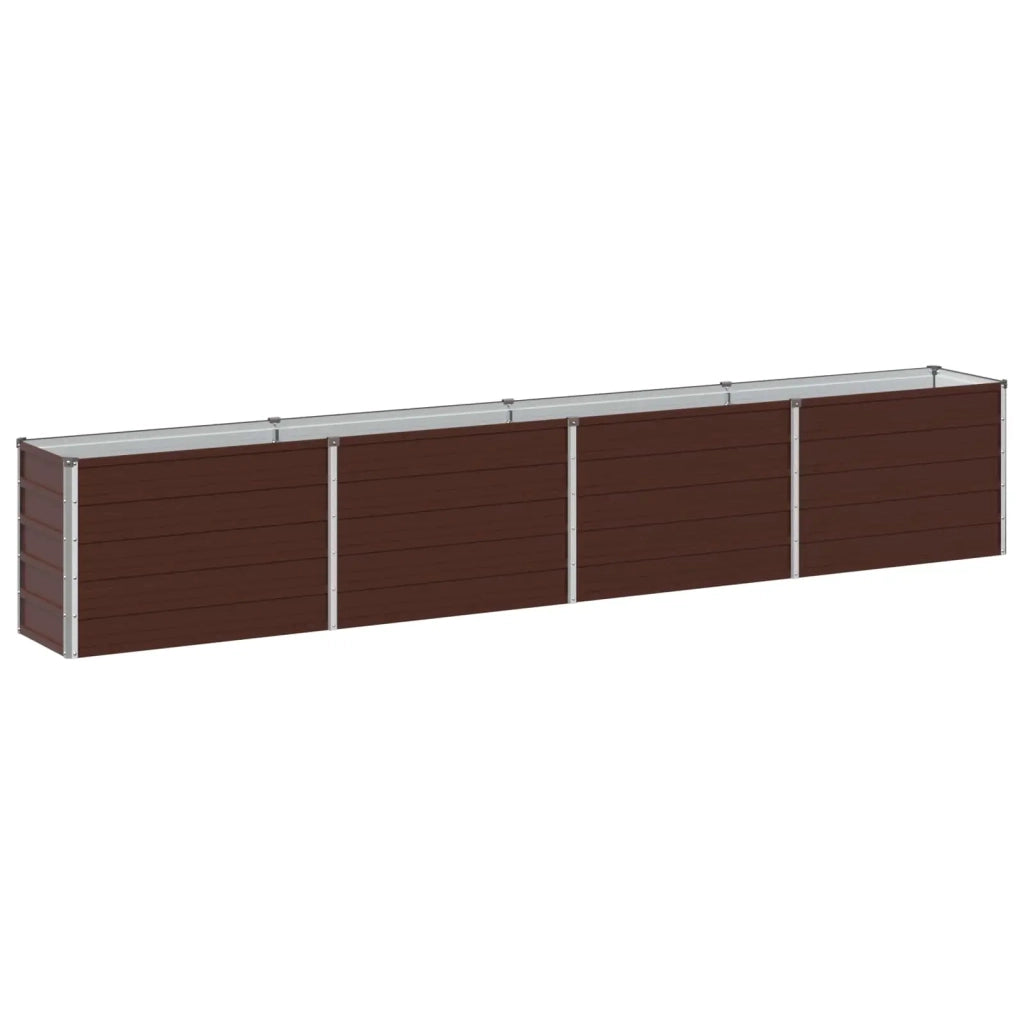 Letto rialzato da giardino Marrone 320 x 40 x 55 cm 8006267