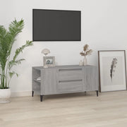 Mobile Porta TV-Mobile per TV-Credenza TV Grigio Sonoma 102x44,5x50 cm Legno Multistrato 201766