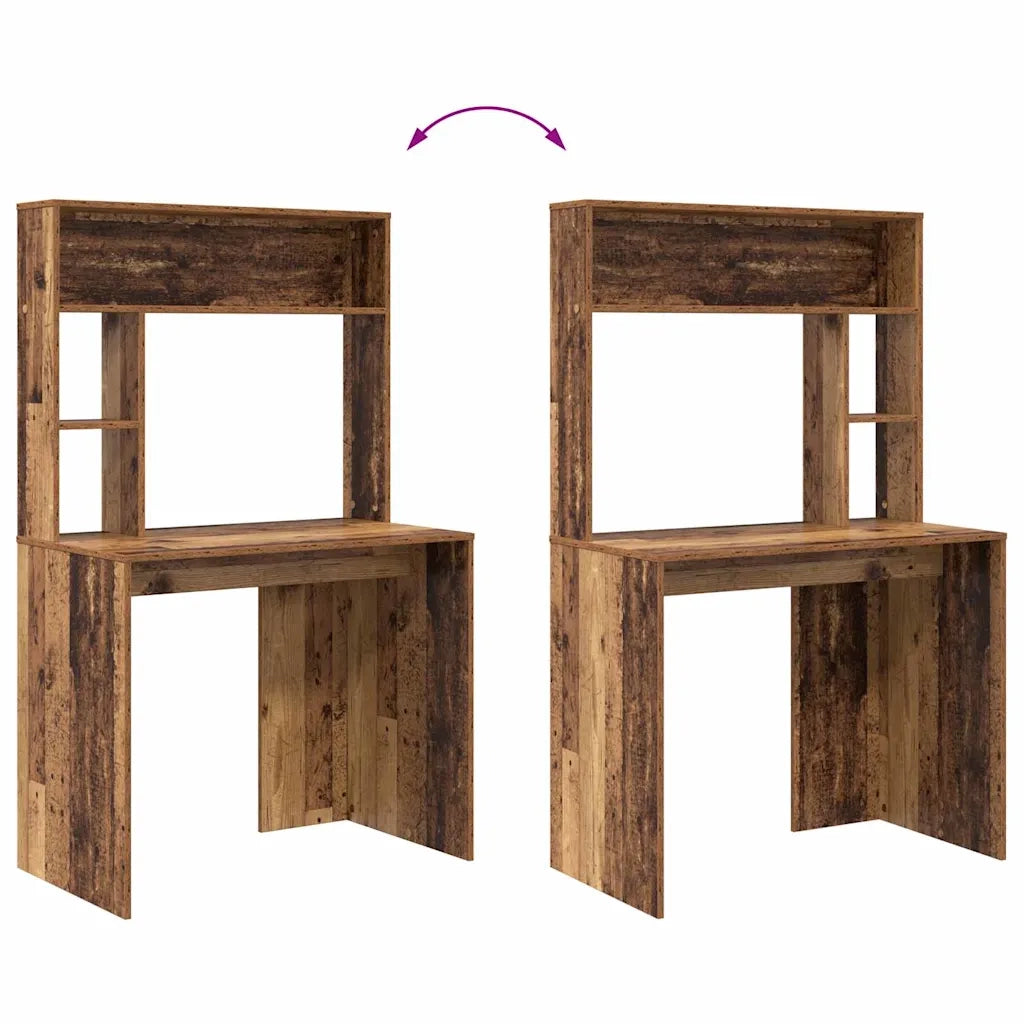 vidaXL Scrivania Legno vecchio 91 x 50 x 149 cm Legno multistrato