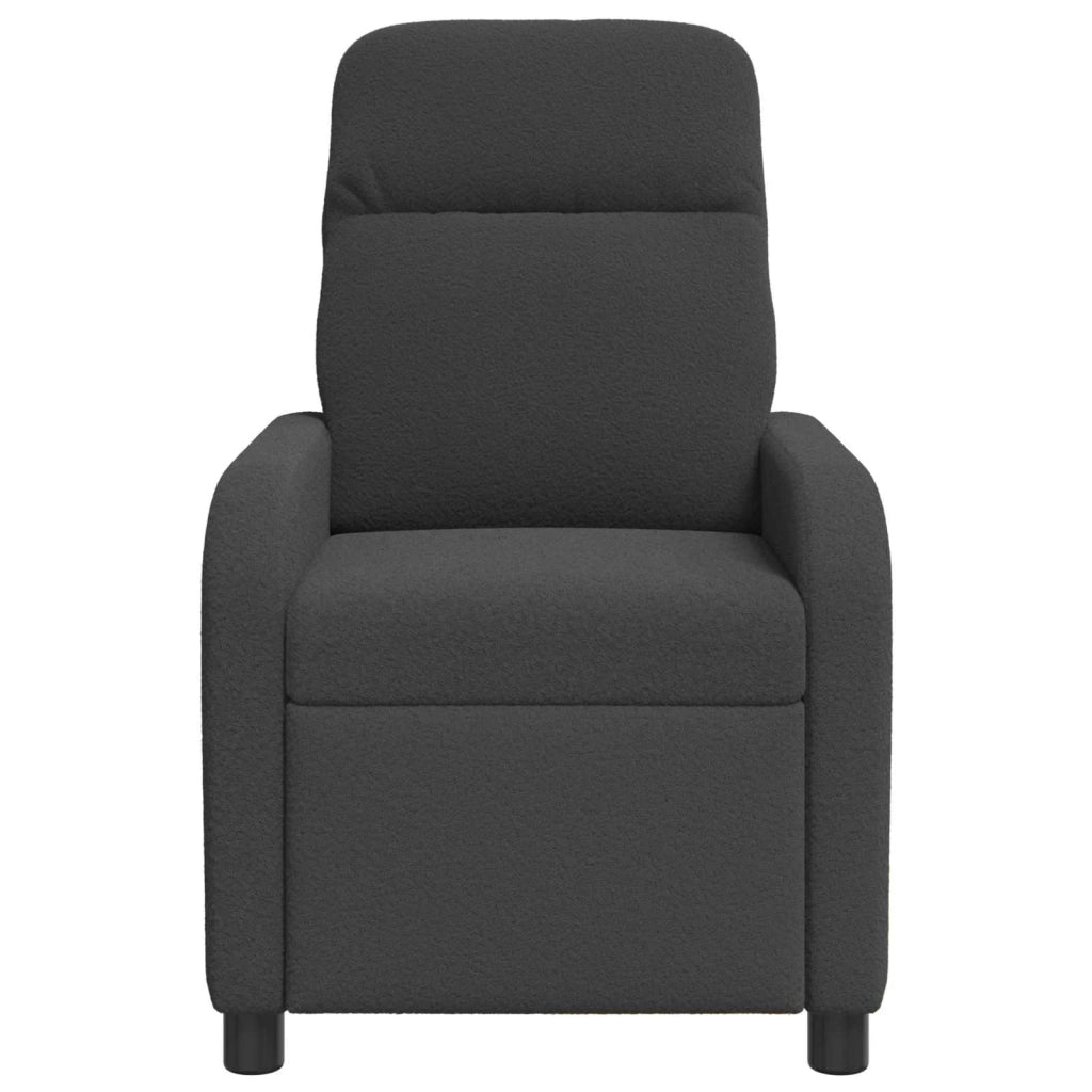 Divano Sedia-Poltrona reclinabile Grigio Scuro Boucl¨¦