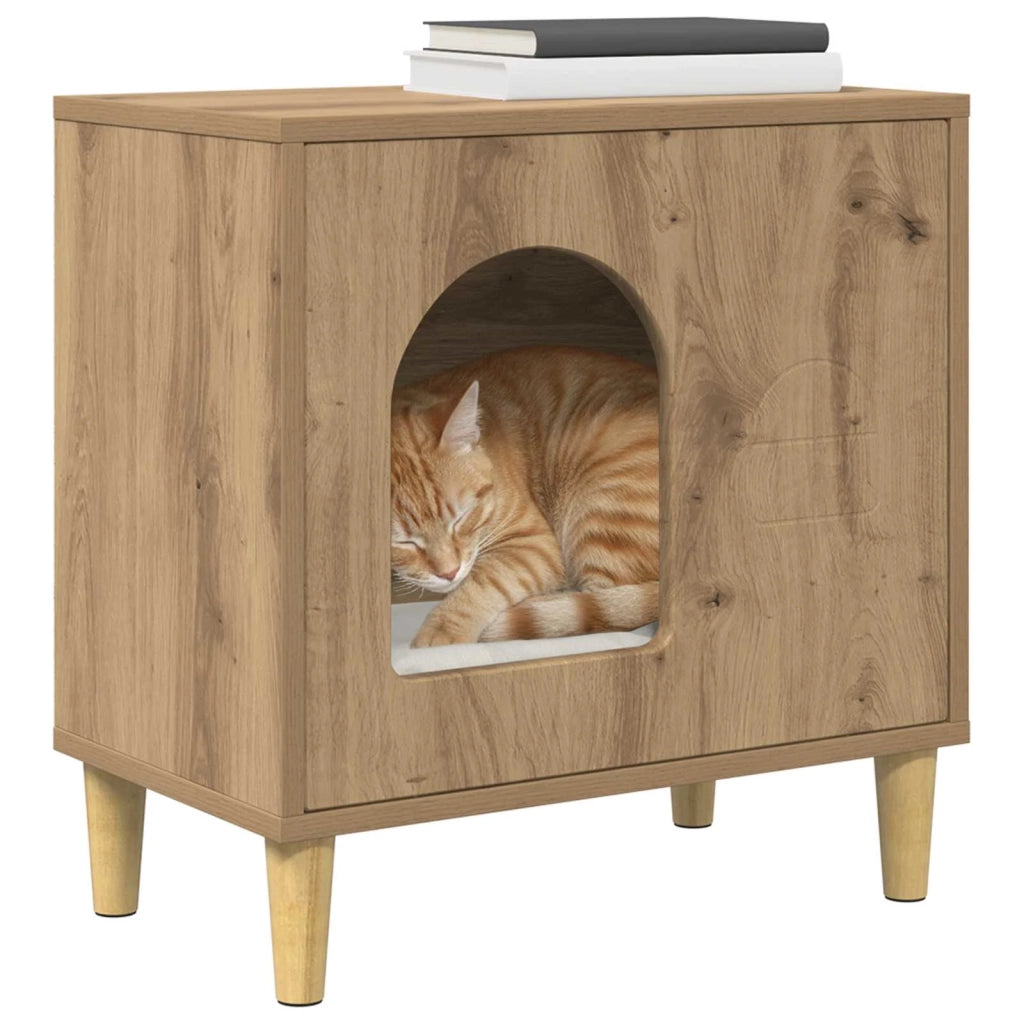 Casa per Gatti Rovere Artigianale 51 x 30 x 52 cm CFW6782364