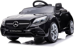 Macchina Elettrica per Bambini Licenza Ufficiale Mercedes SLC 300 "Final Edition" 10,8V 3,1Ah Nero
