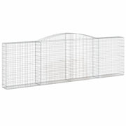 Cesto Gabbione ad Arco 400x30x120/140 cm Ferro Zincato