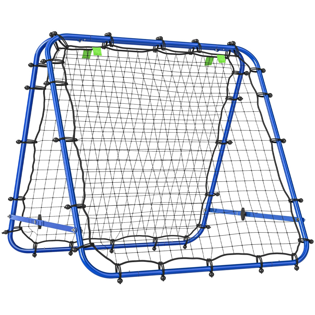 Parete di Rimbalzo Regolabile 5 Posizioni ¨C Zephmum ¨C Blu 100x68-95cm