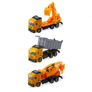 Trade Shop - Macchinina Giocattolo Educativo Per Bambini Mezzi Da Lavoro Camion Metal Lux -