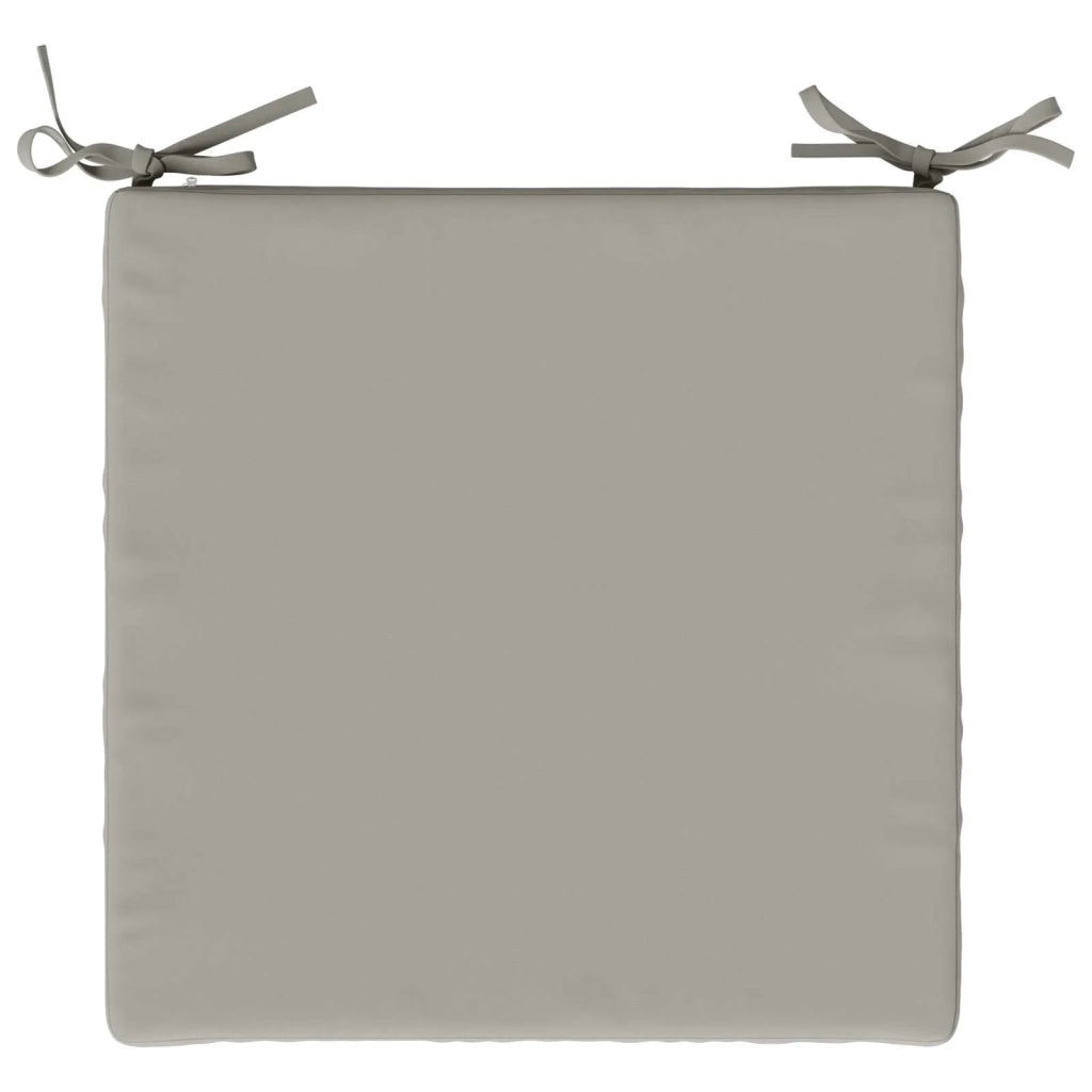 Cuscini per Sedia in 4 Pezzi SOEST 4 pz 100% Poliestere Grigio 944401
