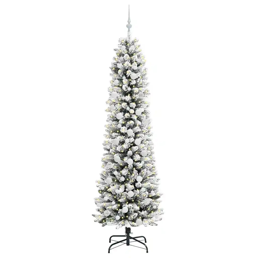 Albero di Natale artificiale con 300 LED Bianco 210 cm 3396120