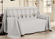 Telo Arredo Linea Pensieri Delicati Disegno Cuore Appeso - Singolo - Beige
