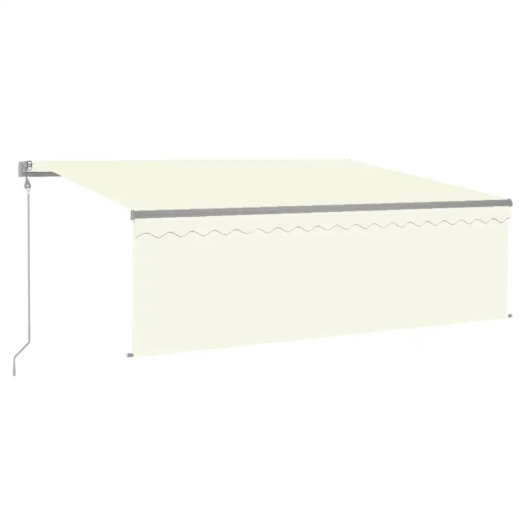 TendaAutomatica con Parasole LED e Sensore Vento 4x3 m Crema  cod mxl 120581