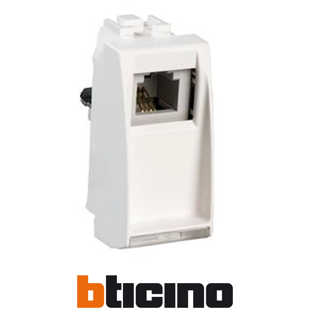 Presa telefonica rj11 light sn4258/11n bticino