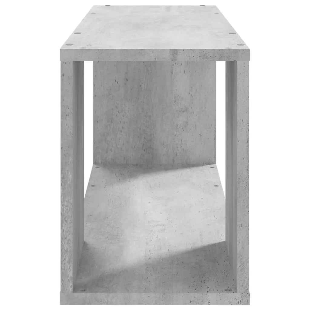 Mobile TV-Credenza TV-Console TV Grigio Cemento 80x24x32 cm in Truciolato