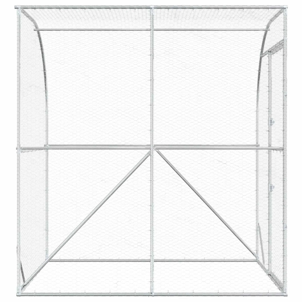 Pollaio Argento 200 x 200 x 215 cm Acciaio zincato 42042538