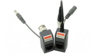 Coppia balun per trasmissione video + alimentazione su cavo ethernet
