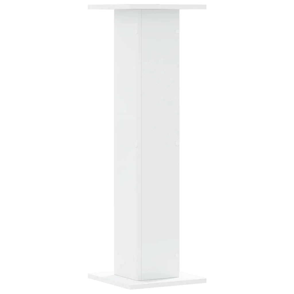 Portavasi mobili per fiori set da 2 30 x 30 x 95 cm legno ingegnerizzato bianco 02_0045283
