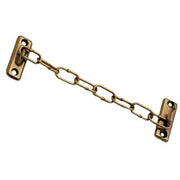 CATENA DI SICUREZZA IN OTTONE PER PORTE  150 mm - Cromo satinato - 25 pezzi