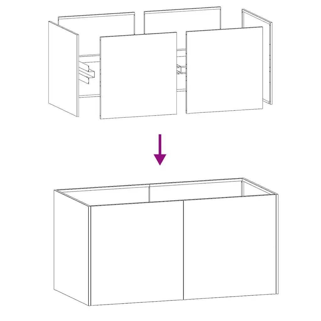 Fioriera Antracite 80x40x40 cm in Acciaio Laminato a Freddo 860670