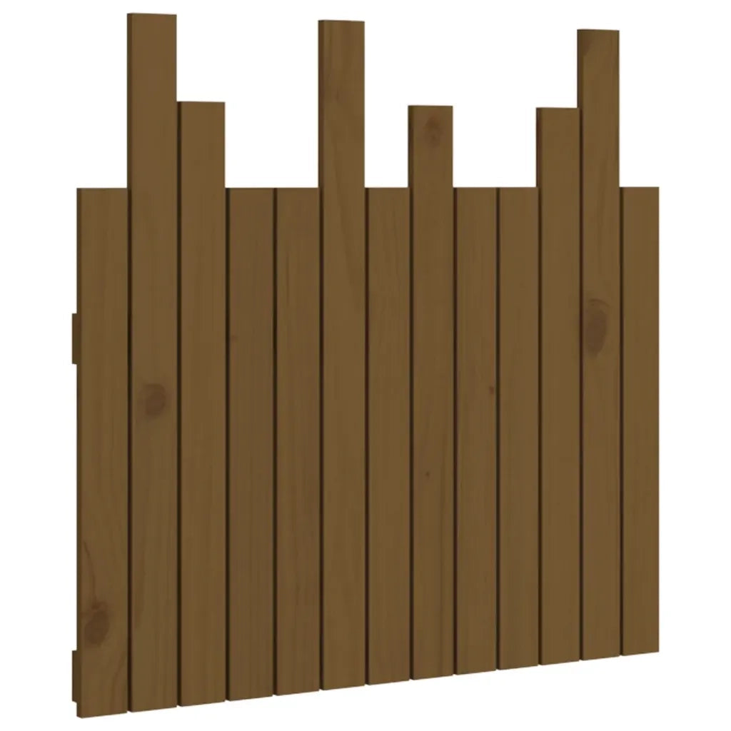 Testiera | Testata da Parete Ambra 82,5x3x80cm in Legno Massello di Pino