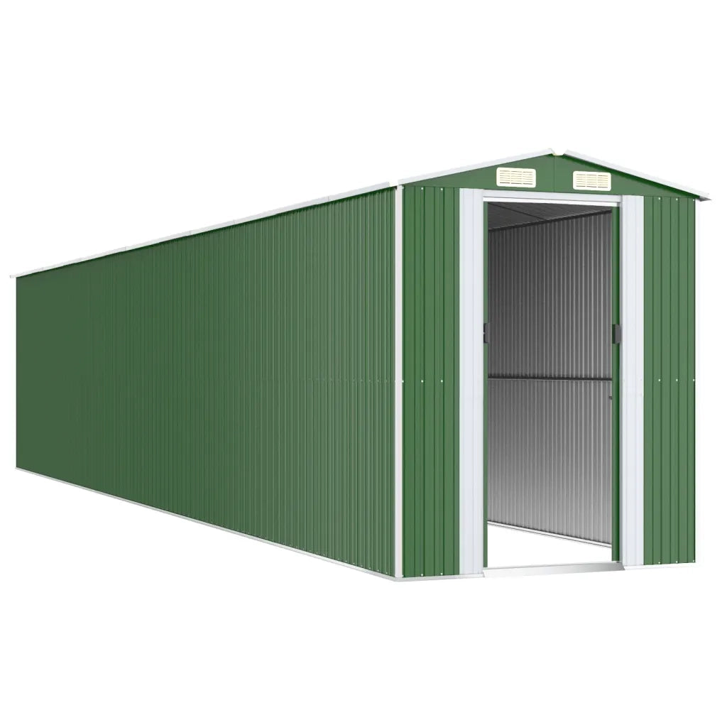 Capanno da Giardino Verde 192x1021x223 cm Acciaio Zincato 3147437