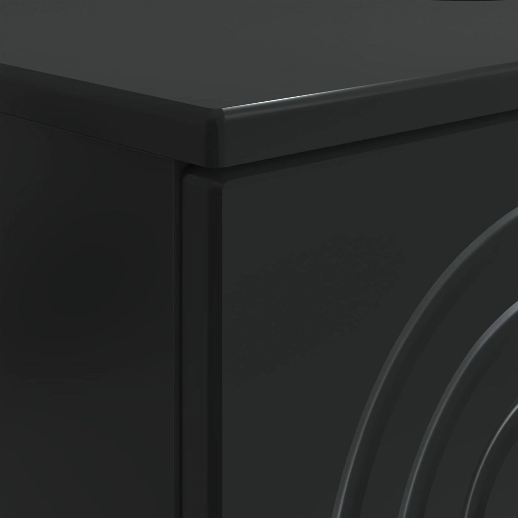 Armadio per Lavabo da Bagno ALKMAAR Nero 82 x 41 x 59 cm 896136