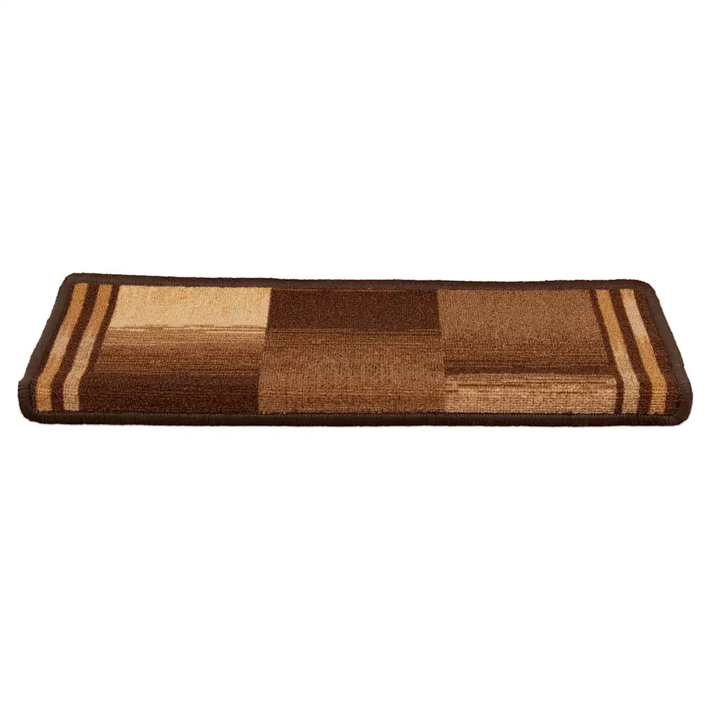 Tappetini per Scale Autoadesivi 5 pz 65x25 cm Marroni cod mxl 61254