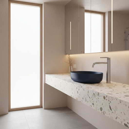 Rubinetto Da Lavabo Rea Argon Brush Nickel High