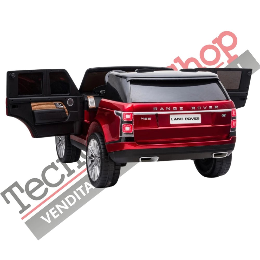 Auto Elettrica Per Bambini Land Rover Range Rover Sport HSE 2 Posti -  Verniciata-Rosso