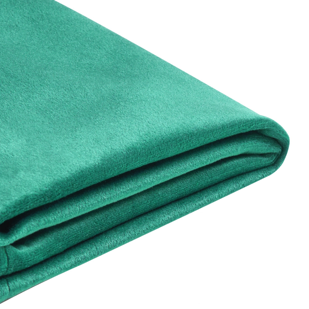 Letto matrimoniale in tessuto verde scuro con rete a doghe 140 x 200 cm stile contemporaneo