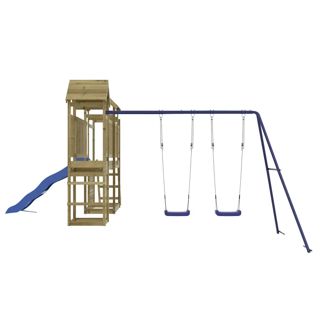Set da Gioco da Esterno in Legno di Pino Impregnato 3155899