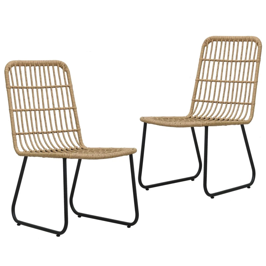 Set da pranzo mobili da giardino mobili da esterno 3 pezzi in resina intrecciata e vetro 02_0014222