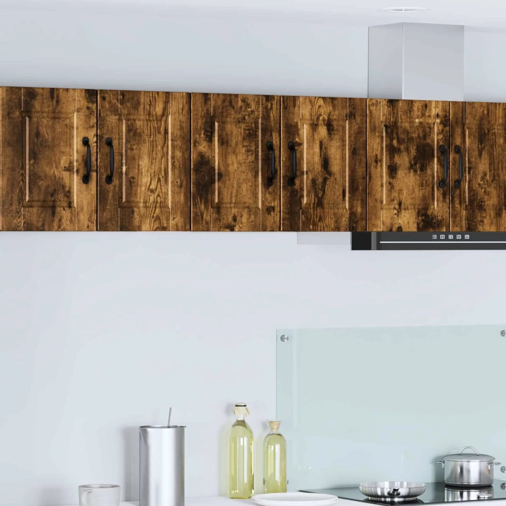 Pensile da cucina | Armadietto a muro PORTO Rovere fum¨¦ 60 x 31 x 40 cm