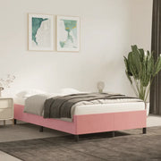 Giroletto-Struttura Letto Rosa 120x200 cm in Velluto 577294