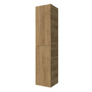 Colonna bagno sospesa 160cm in rovere africa a 2 ante Nara