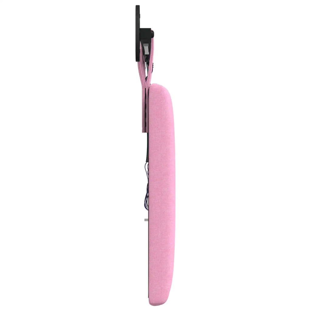 Testiera sospesa Con luce LED Rosa Tessuto