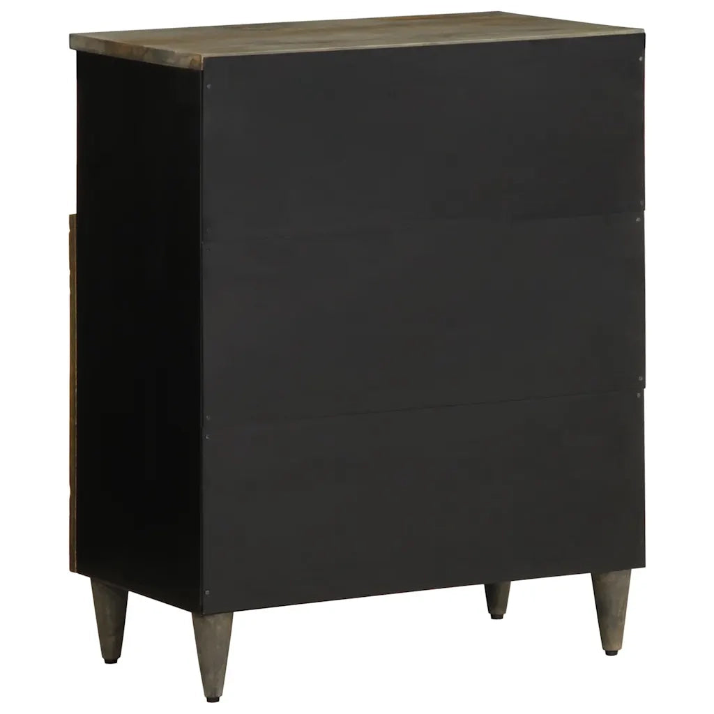 Credenza | Madia | Buffet da pranzo | Armadio da pranzo 60x33x75 cm in Legno Massello di Mango