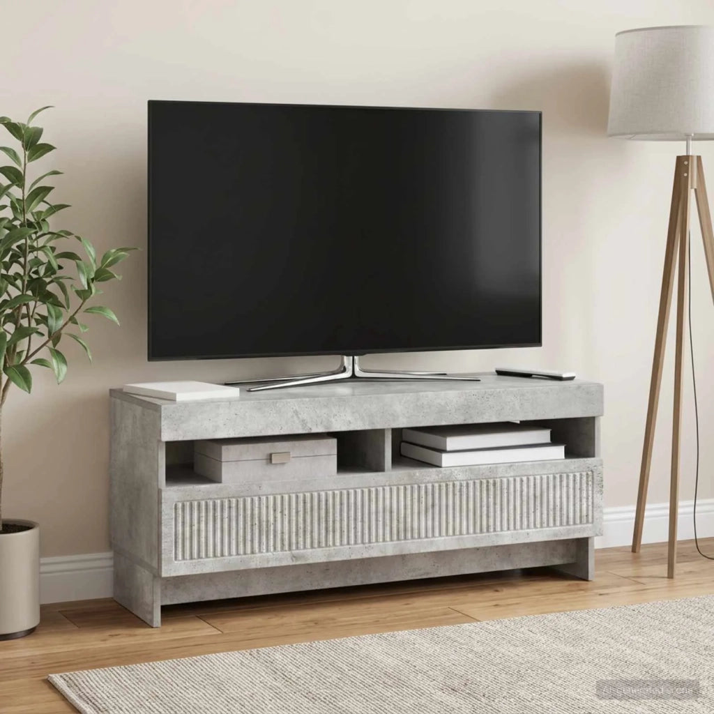 Mobile TV LED Grigio Cemento Legno ingegnerizzato 896108