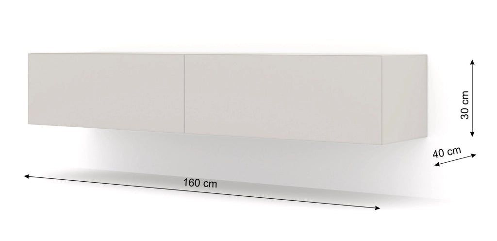 ARMADIO TV A MURO BINGO 160 CASHMERE