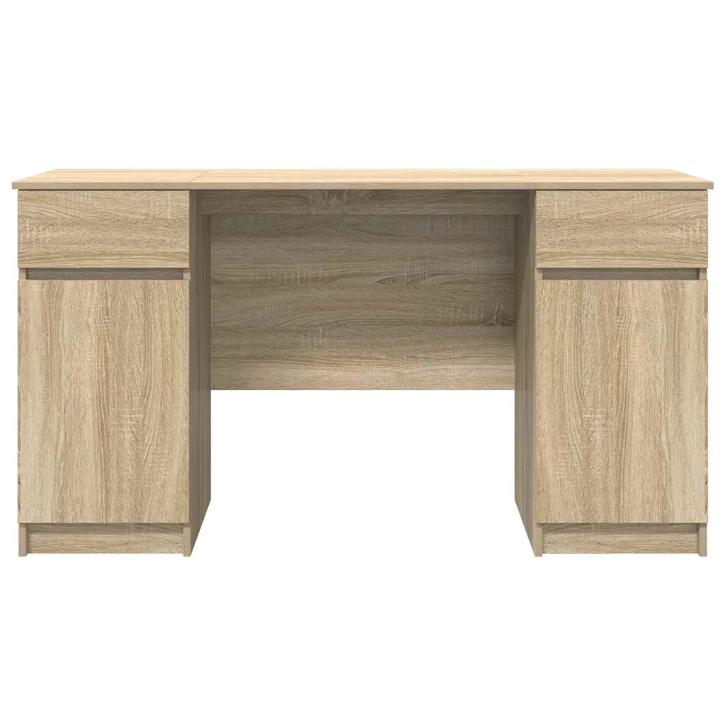 Scrivania | Tavolo da Ufficio rovere sonoma 140 x 49 x 76 cm Legno multistrato