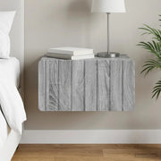 Mobiletto da notte a muro Grigio Sonoma 49 x 34,5 x 24 cm 898287